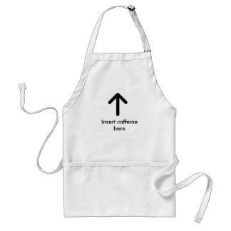 Insérez le tablier de caféine ici