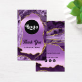 Insérez l'emballage de faux feuille d'agneau viole (Bureau)