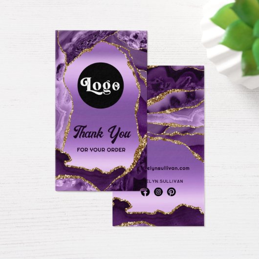 Insérez l'emballage de faux feuille d'agneau viole (Bureau)