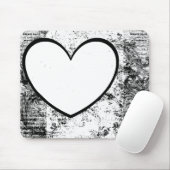 Insertion blk_wht.png de photo de tapis de souris (Avec souris)