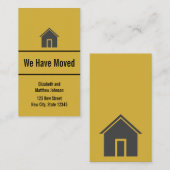 Insertion d'adresse de Faire-part de déplacement p (Devant / Derrière)