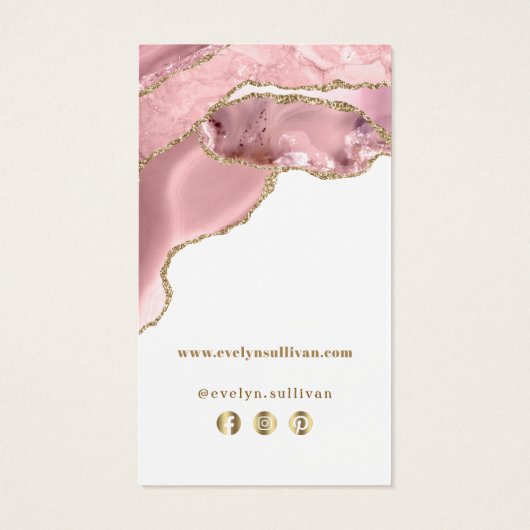 Insertion d'agrafe rose (Dos)