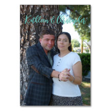 Insertion de Carte photo fiançailles pour les invi