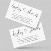 Insertion de douche d'affichage pour invitation - 