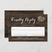 Insertion de la carte de réponse d'invitation | Re (Devant / Derrière)