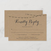 Insertion de la carte de réponse d'invitation | Ru (Devant / Derrière)