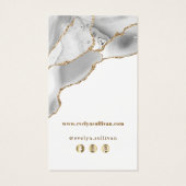 Insertion de package d'agate blanc (Dos)