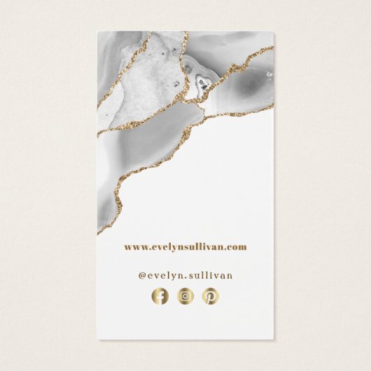 Insertion de package d'agate blanc (Dos)