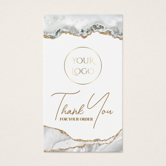 Insertion de package d'agate blanc (Devant)