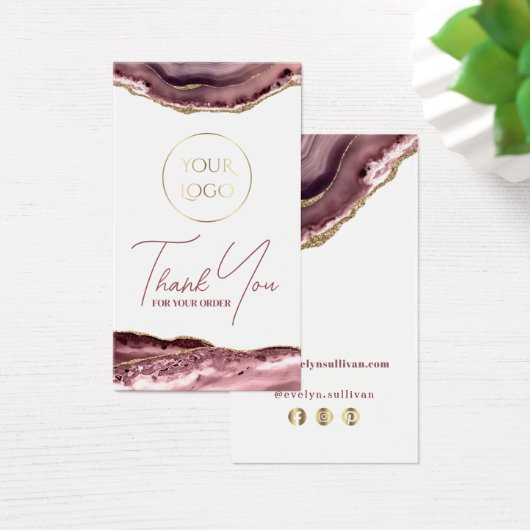 Insertion de package d'agate de mauve (Bureau)