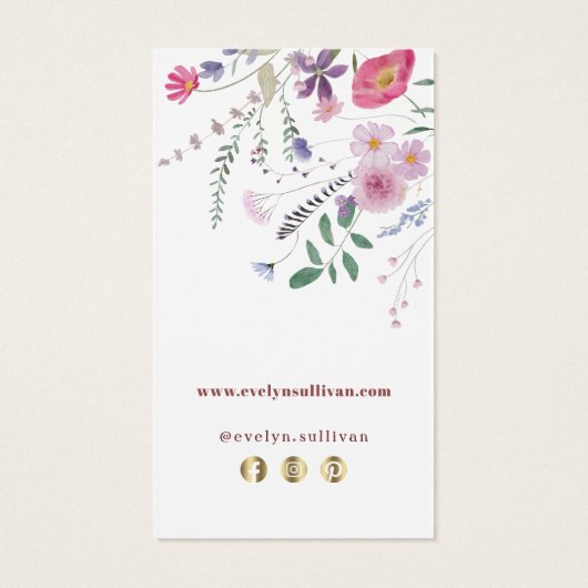 Insertion de package fleur sauvage frais (Dos)