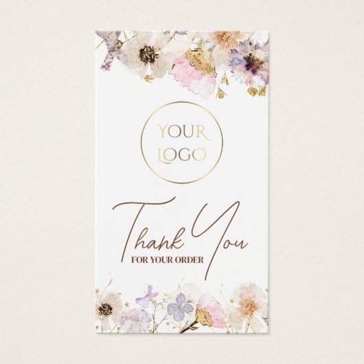 Insertion de package fleur sauvage séché (Devant)