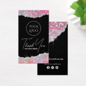 Insertion de parties scintillant rose Faux (Bureau)