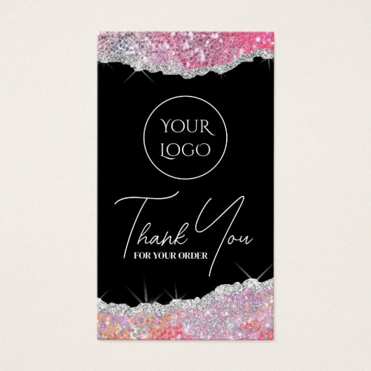 Insertion de parties scintillant rose Faux (Devant)