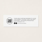 Insertion d'ordre de Merci d'entreprise de script  (Dos)