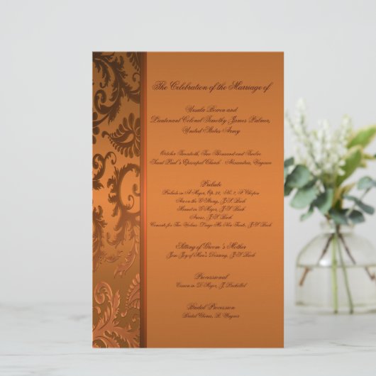 Insertion du programme de mariage (Côté 2 et 3) (Debout devant)