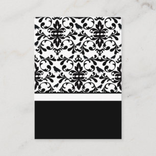 Insertions de carte Faire-part de mariage noir et