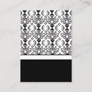 Insertions de carte Faire-part de mariage noir et