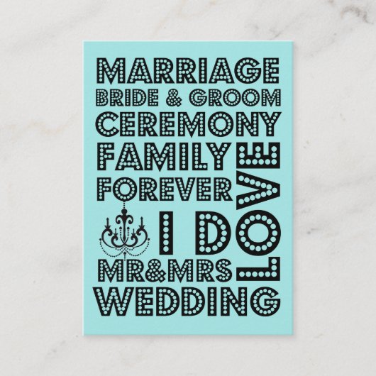 Insertions de carte Faire-part de mariage style Ve (Devant)