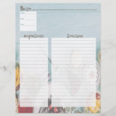 Insertions de la carte de recette de dent sucrée (Devant)