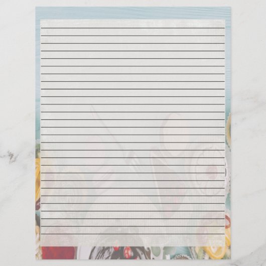 Insertions de la carte de recette de dent sucrée (Dos)