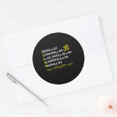 Inshallah Mashallah Muslim Islam Allah Mosque Gift Ronde Sticker (Envelop)