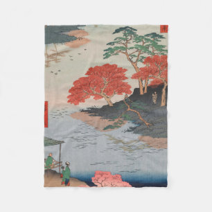 Inside Akiba Shrine Ukiyo-e Japans Kunst Fleece Deken