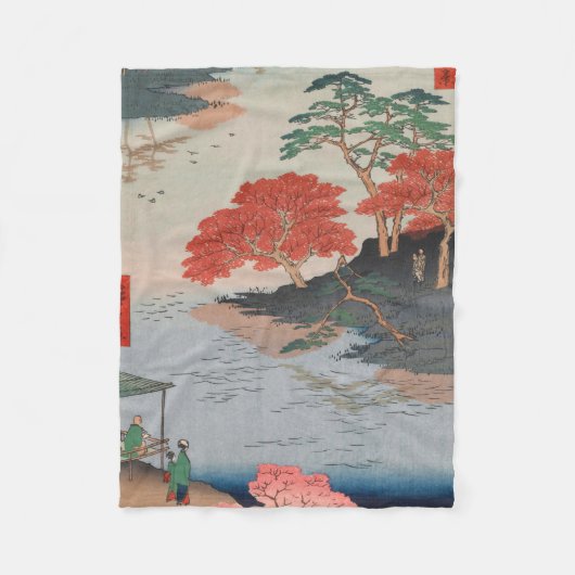 Inside Akiba Shrine Ukiyo-e Japans Kunst Fleece Deken (Voorkant)