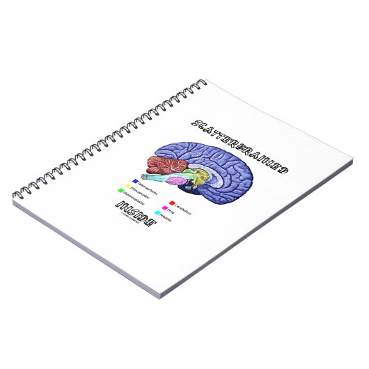 Inside Brain Geek Humor Notitieboek (Linkerzijde)