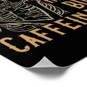 Inside But Caffeinated - Skeleton Hallowee Poster (Hoek)