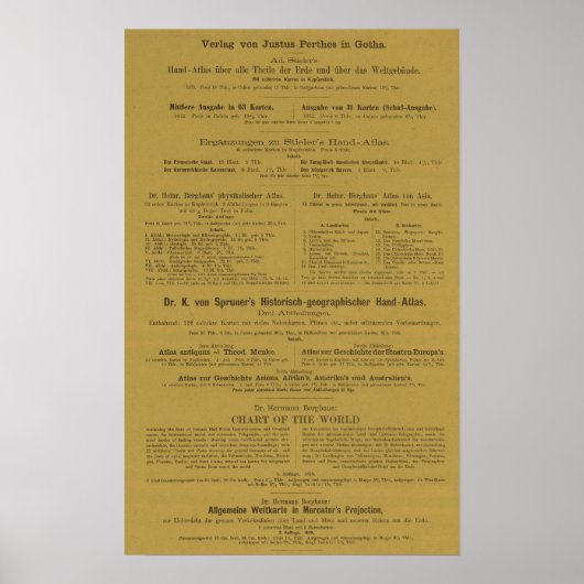 Inside Historic Geographic atlas Poster (Voorkant)