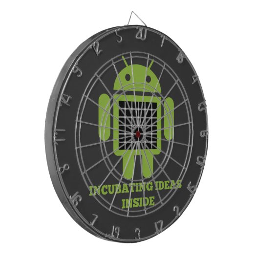 Inside incubatie van ideeën (bogen met versukkelde dartbord (Voorkant Links)