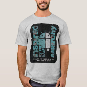 Inside My Head Android Street Art Tech Grafisch On T-shirt