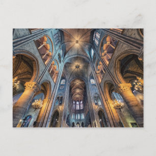 Inside Notre-Dame Briefkaart