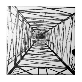 Inside Oil Drill Rig Sketch Tegeltje