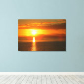Inside Passage Sunset Canvas Afdruk (Insitu (Houten vloer))