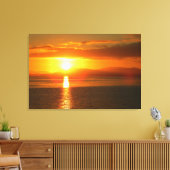 Inside Passage Sunset Canvas Afdruk (Insitu (Woonkamer))