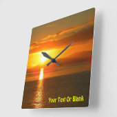 Inside Passage Sunset Vierkante Klok (Hoek)