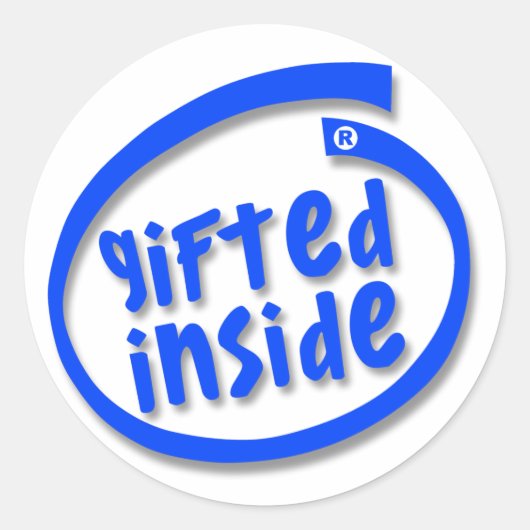 Inside Ronde Sticker (Voorkant)