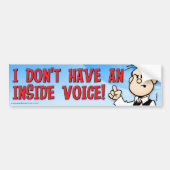 Inside Voice Bumpersticker (Voorkant)