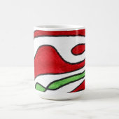 "Insides Out" Conception abstraite Mug (Centre)