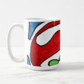 "Insides Out" Conception abstraite Mug (Gauche)