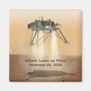 InSight Landing op Mars Magneet