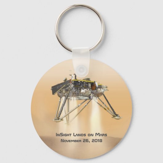 InSight Landing op Mars Sleutelhanger (Voorkant)