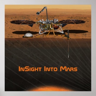 InSight Mars Lander Missie Poster