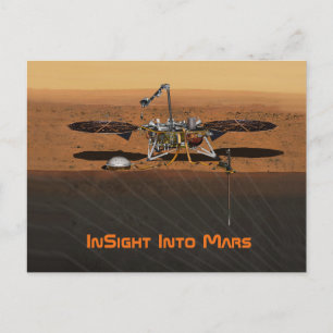 InSight Mars Lander Mission Briefkaart