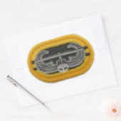 Insigne d'attaque aérienne sur les stickers Ovaux  (Enveloppe)