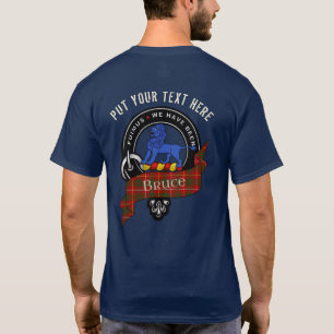 Insigne de clan Bruce personnalisé T-shirt adulte