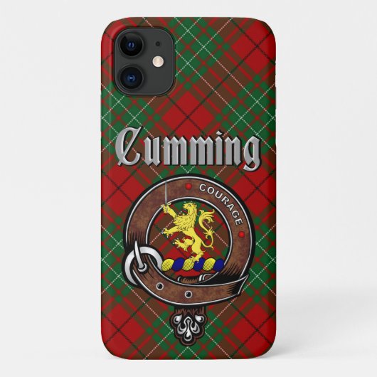 Insigne de clan Cumul et étui téléphonique Tartan (Dos)