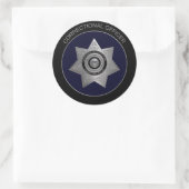 Insigne de l'agent correctionnel, Sticker 2 ronds (Sac)